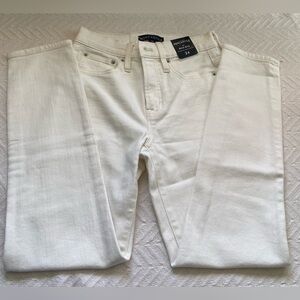 J.Crew Mercantile Ladies’ High Rise Cream Jeans